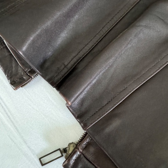 GUESS Vintage 1990’s Genuine Leather Jacket Size M - Picture 10 of 10